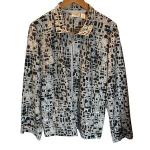 Zenergy by Chico's Monochrome Women's Blazer
